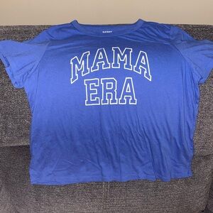 NWOT “Mama Era” Old Navy Royal Blue Tee XL